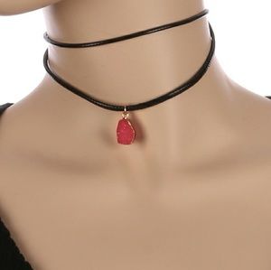 12inch Corak druzy choker